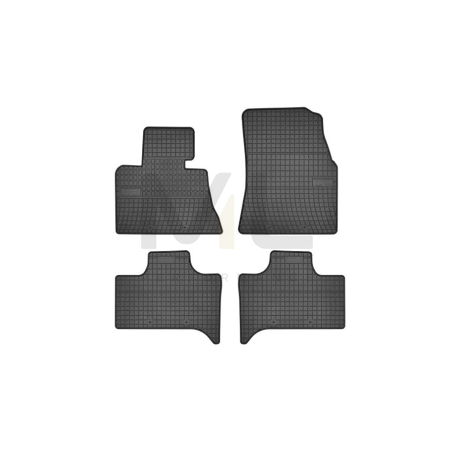 FROGUM Tailored 0664 Floor mat set for BMW X5 (E53) Elastomer, Front and Rear, Quantity: 4, Black, (LHD)