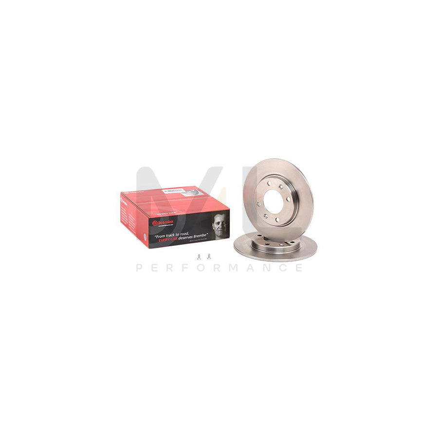 BREMBO 08.9602.10 Brake Disc Solid, with bolts/screws | ML Performance Car Parts