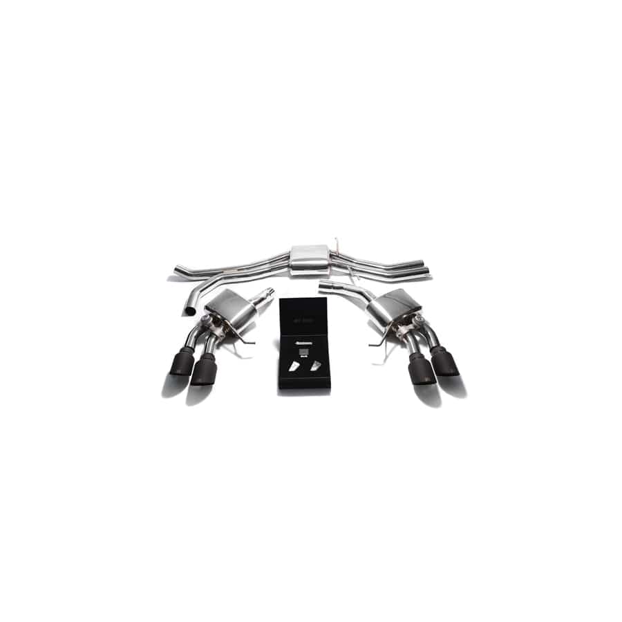 Armytrix PM36T-QS30M Valvetronic Exhaust System Porsche Macan S | GTS | Turbo 2015-2020 with Quad Matte Black 4"