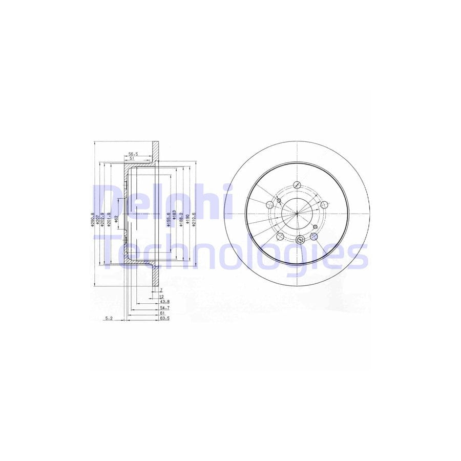 Delphi Bg3779 Brake Disc
