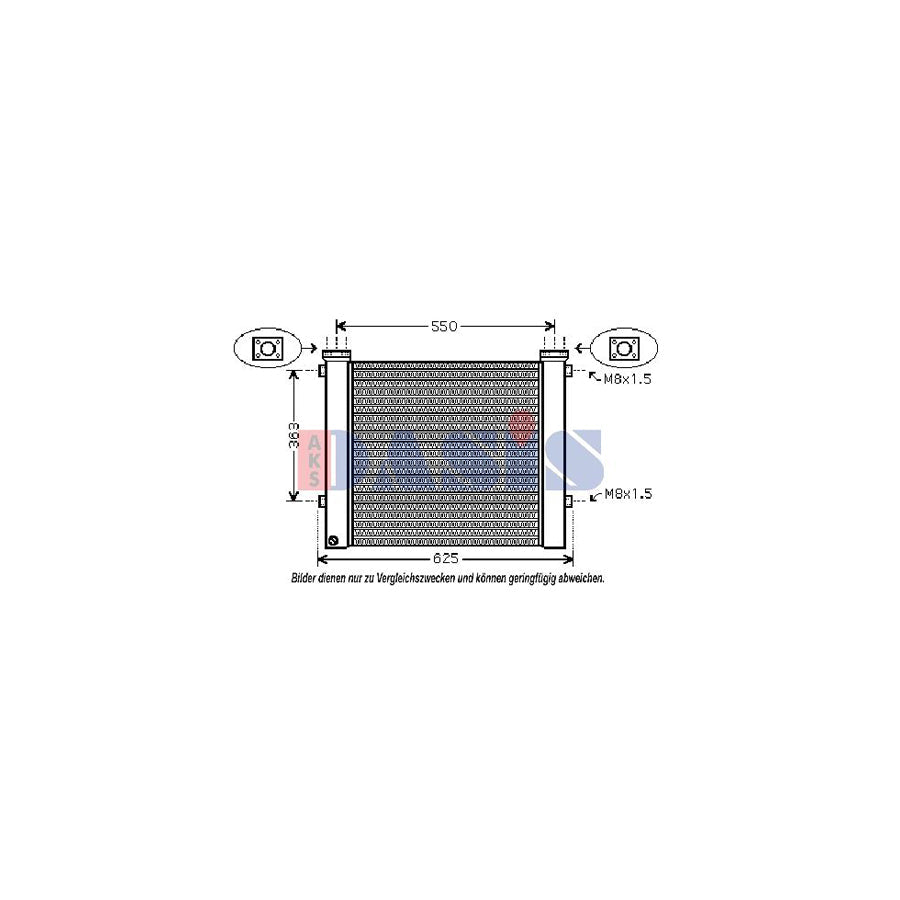 AKS Dasis 136005N Engine Oil Cooler