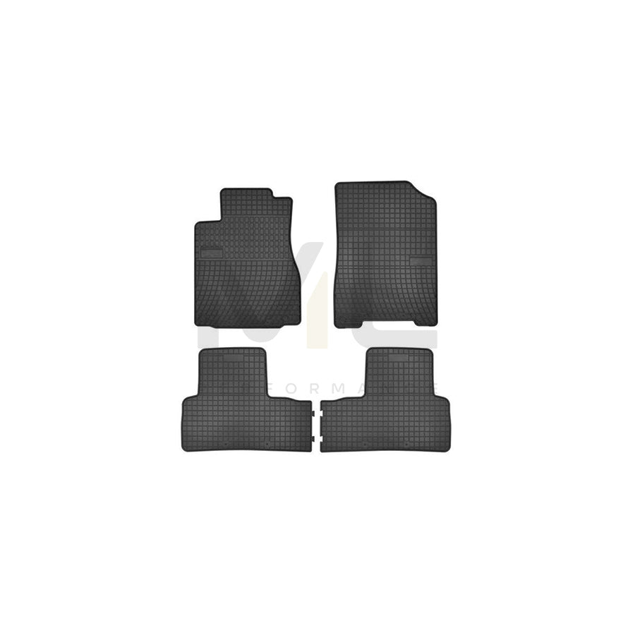 FROGUM Tailored 0832 Floor mat set for HONDA CR-V IV (RM) Elastomer, Front and Rear, Quantity: 4, Black, (LHD)