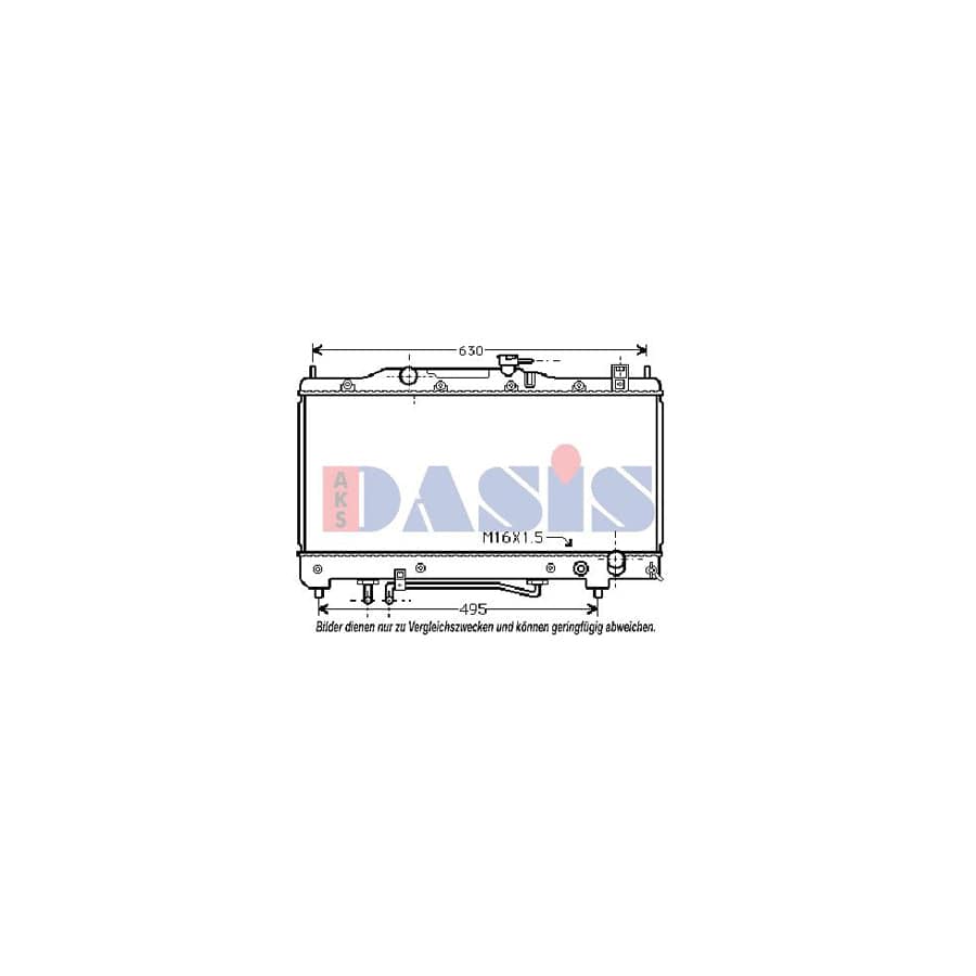 AKS Dasis 211990N Engine Radiator for Toyota Avensis