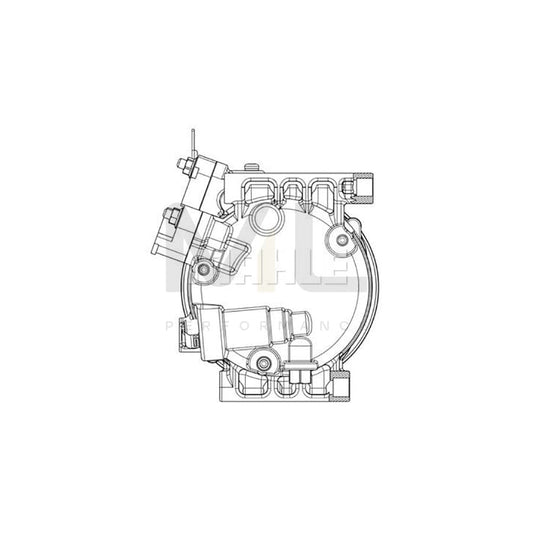 MAHLE ORIGINAL ACP 638 000P Compressor, air conditioning PAG 46 YF, Refrigerant: R 1234yf, R 134a | ML Performance Car Parts