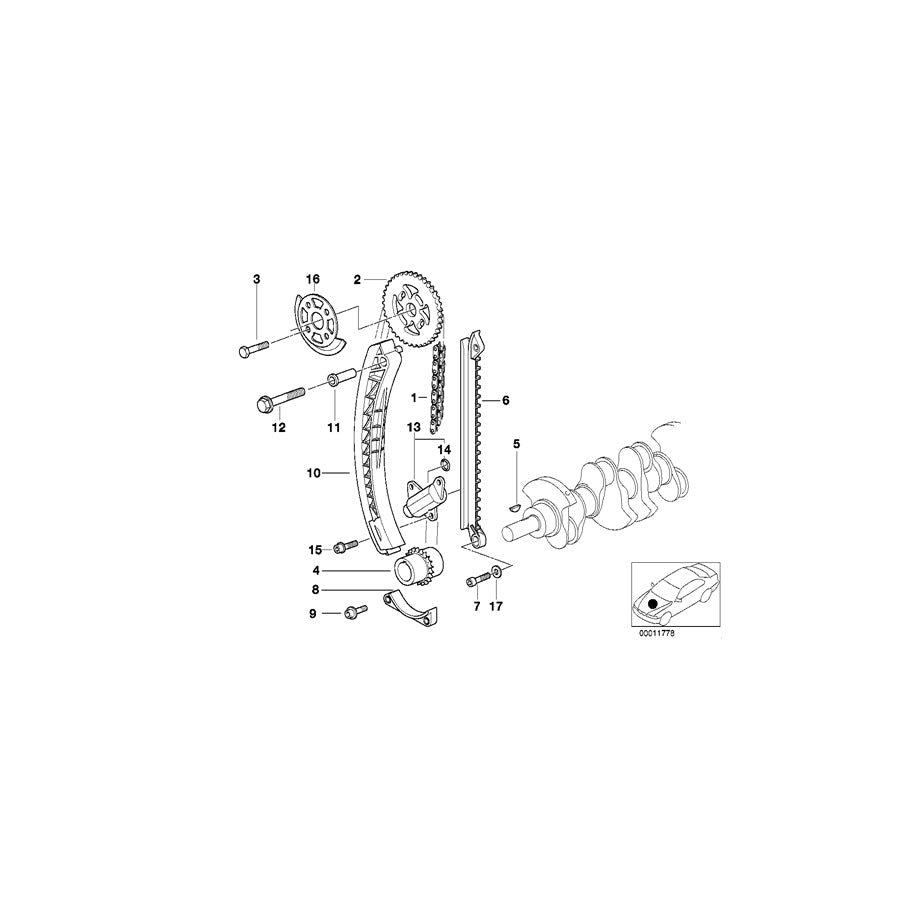 Genuine BMW 11311435847 E46 E36 Impulse Sending Wheel (Inc. 318i, 318Ci & Z3) | ML Performance UK Car Parts