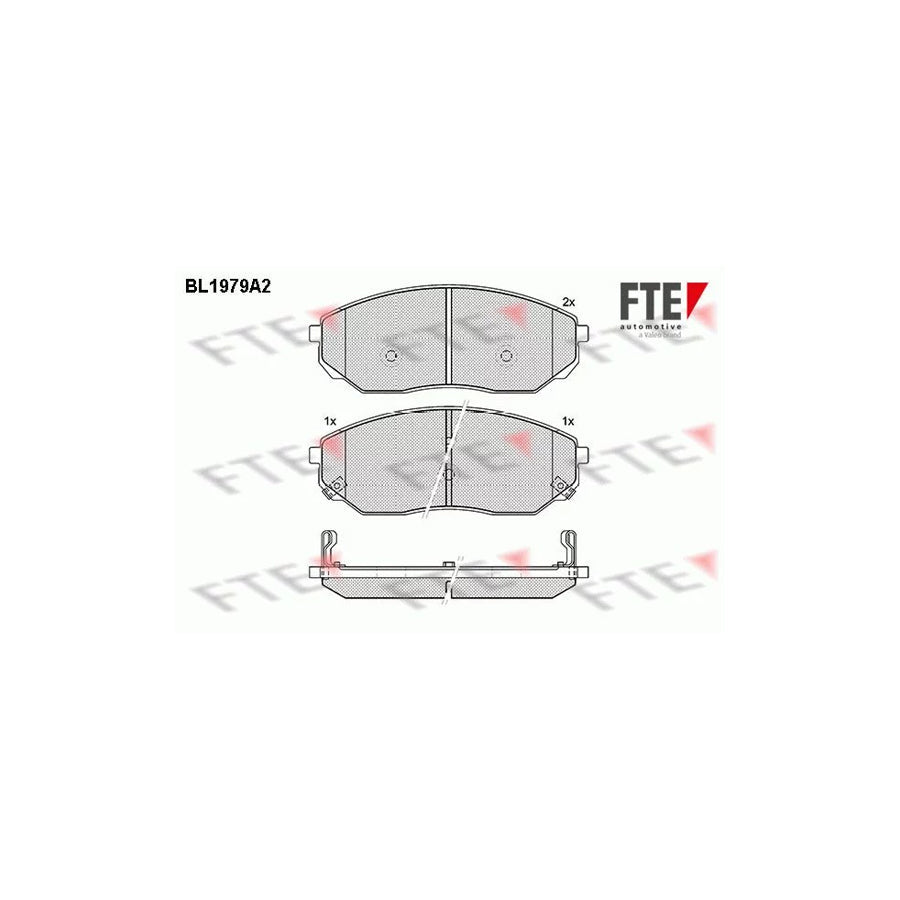 FTE Bl1979A2 Brake Pad Set for KIA Sorento I (Jc)