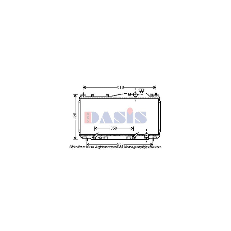 AKS Dasis 266018N Oil Cooler, Retarder