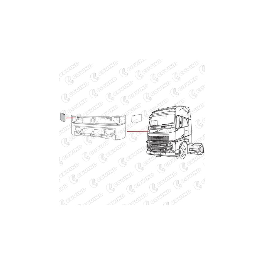 Covind 4Fh/121 Wind Deflector