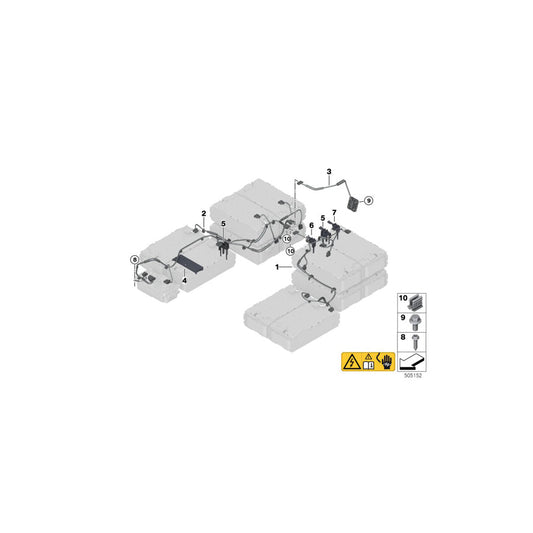 Genuine BMW 61279455497 G05 Csc Wiring Harness (Inc. X5 45eX) | ML Performance US