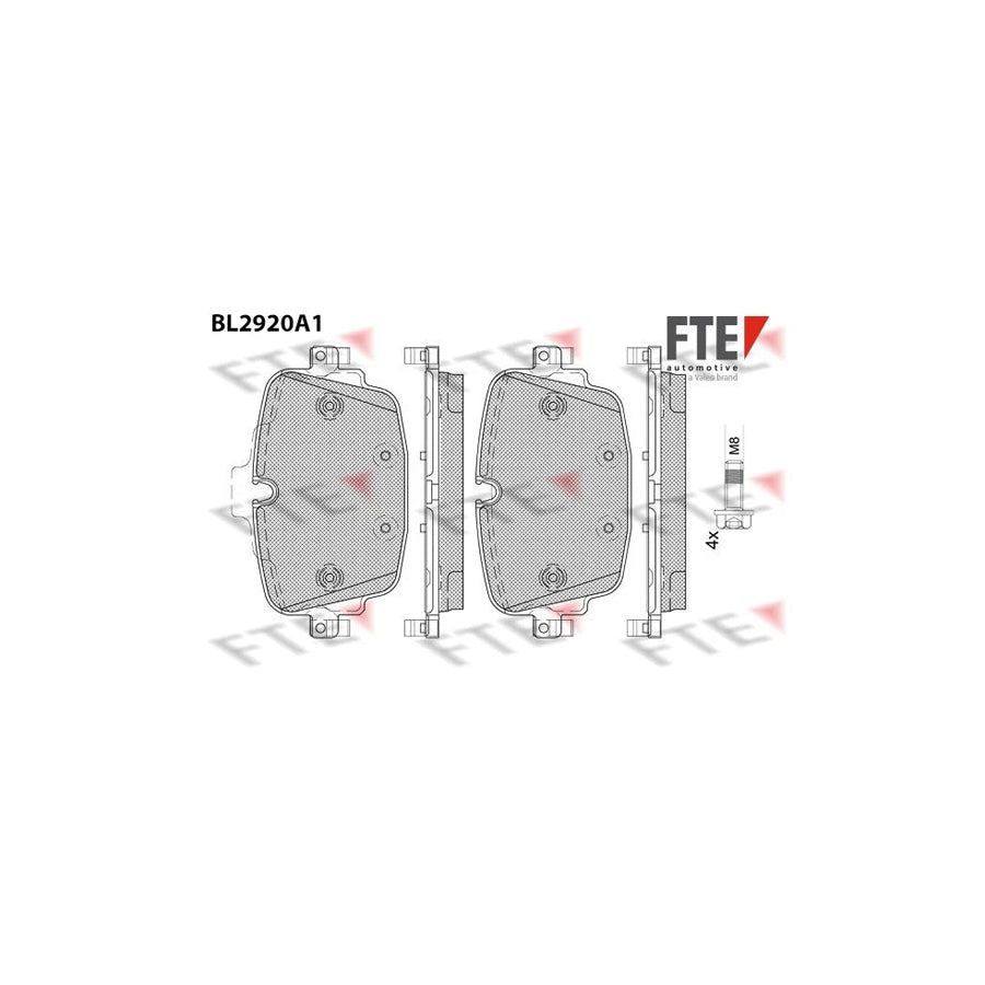 FTE Bl2920A1 Brake Pad Set