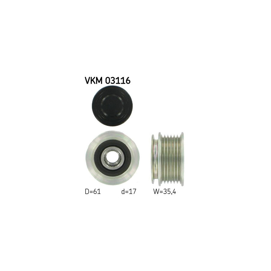 Skf Vkm 03116 Alternator Freewheel Clutch | ML Performance US Car Parts