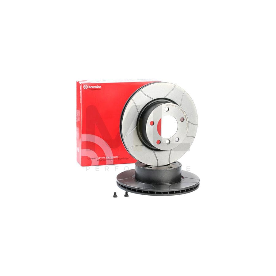 BREMBO MAX LINE 09.9752.75 Brake Disc Internally Vented, Slotted, Coated, High-carbon, with bolts/screws | ML Performance Car Parts