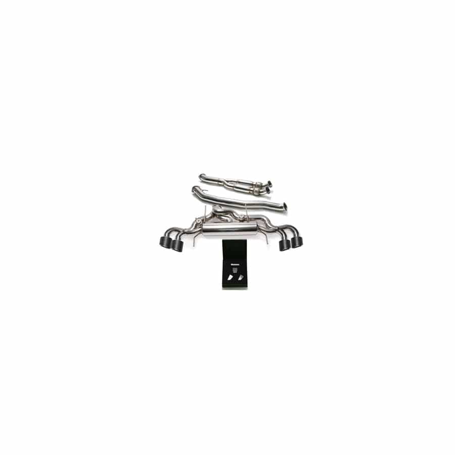 Armytrix NI35S-BF NI35SS-BQC12 Valvetronic 102mm Race Exhaust System Nissan GT-R R35 2007-2021 with Quad Carbon Fiber 5"