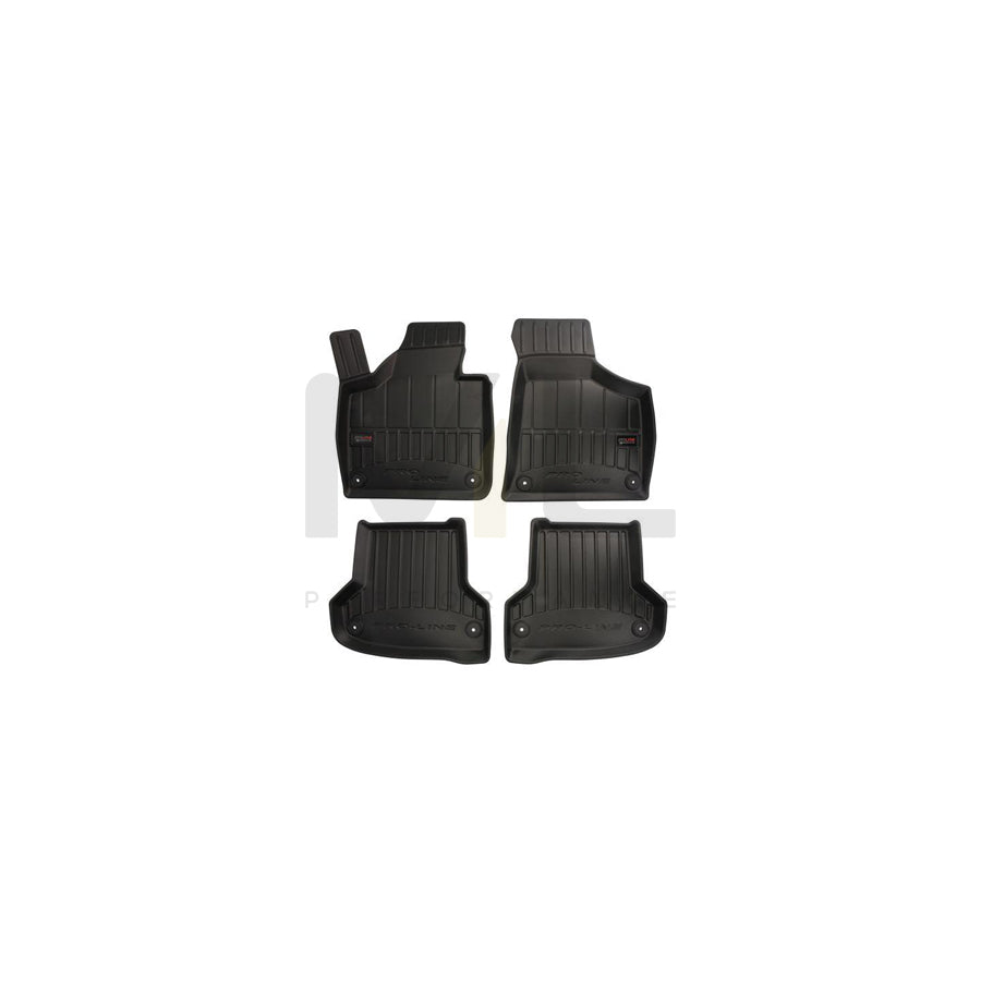 FROGUM Tailored 3D409040 Floor mat set for AUDI A3 Hatchback (8P1) Elastomer, Quantity: 4, Black, (LHD)
