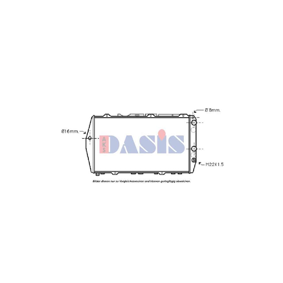 AKS Dasis 480017N Engine Radiator