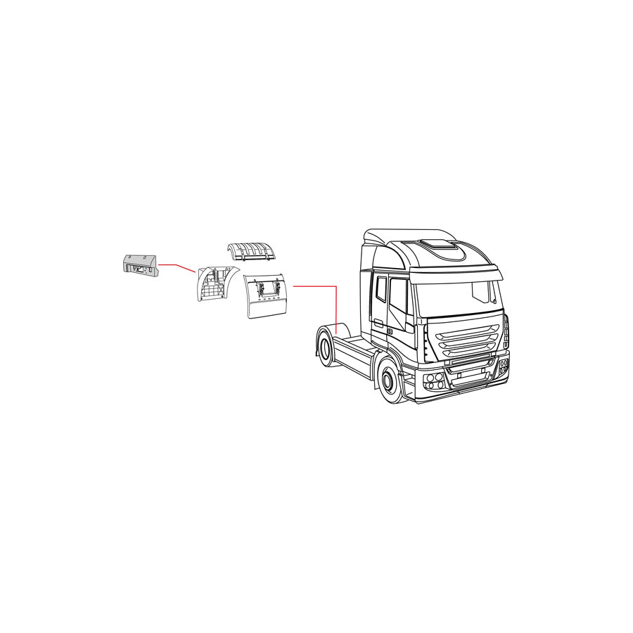 Covind 560/534 Holder, Tail Light