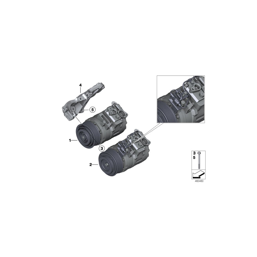Genuine BMW 07119906583 F23 F22 Hex Bolt M8X88 (Inc. M235i, M235i Racing & M235iX) | ML Performance US Car Parts