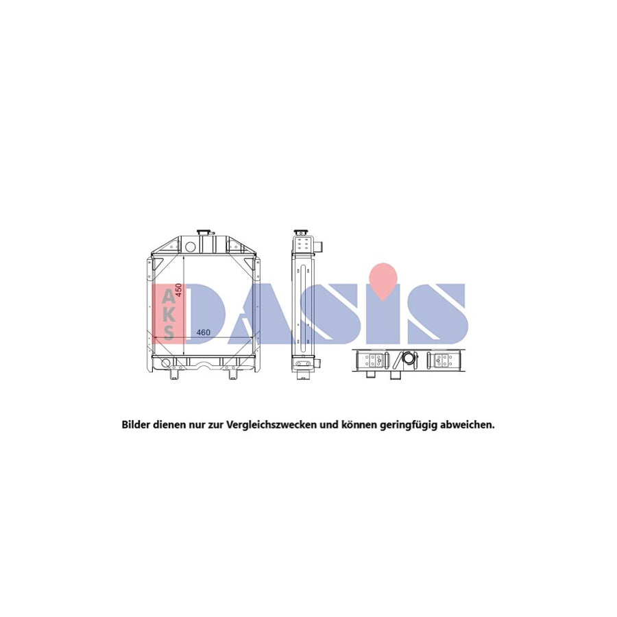 AKS Dasis 440559N Engine Radiator