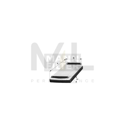 MANN-FILTER CU 2038 Pollen filter Particulate Filter