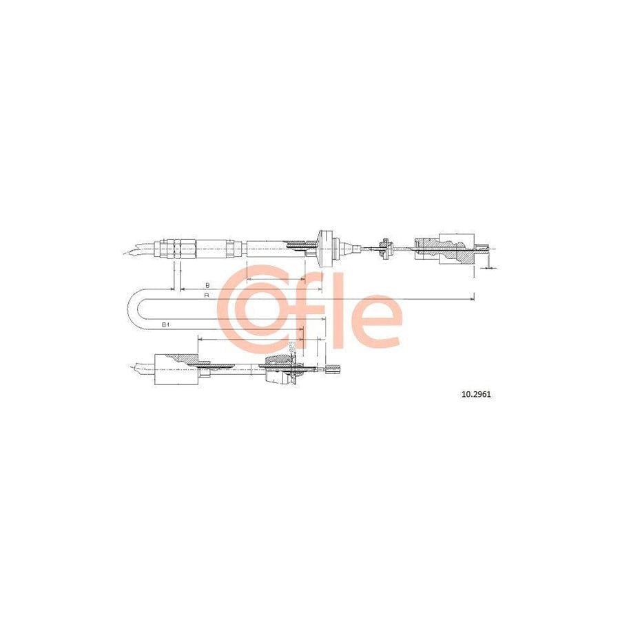 Cofle Bh.Vk014 Brake Hose