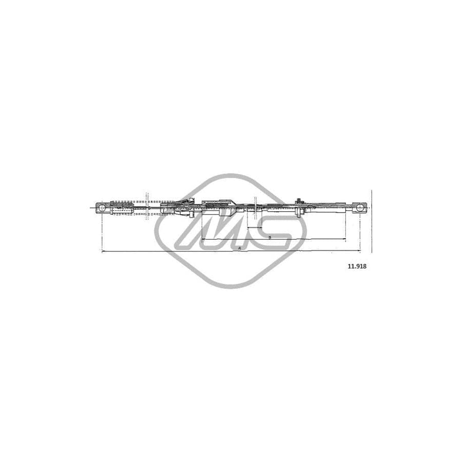 Metalcaucho 81879 Throttle Cable