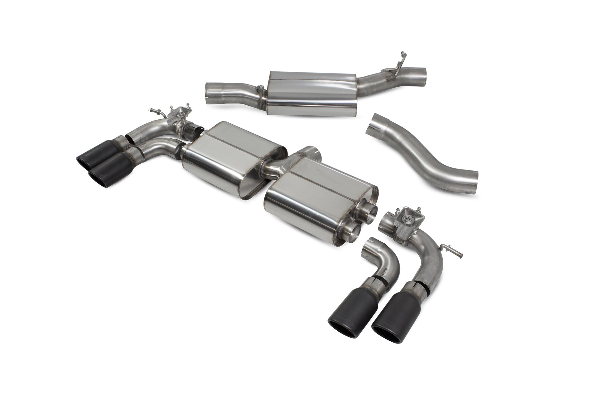 Scorpion SVW054C VW Golf R MK7.5 Resonated Cat/Gpf Back System & Electronic Valves | ML Performance US US
