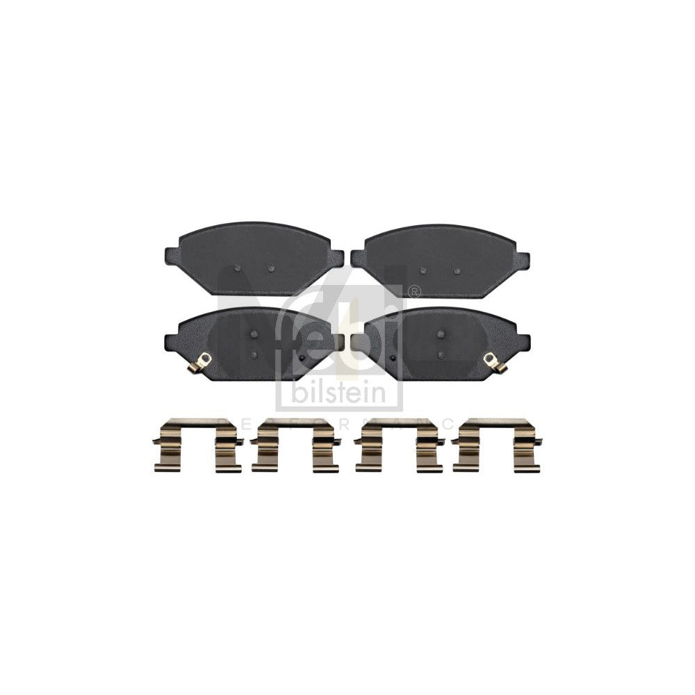 Febi Bilstein 175679 Brake Pad Set Front Axle, With Acoustic Wear Warning, With Attachment Material