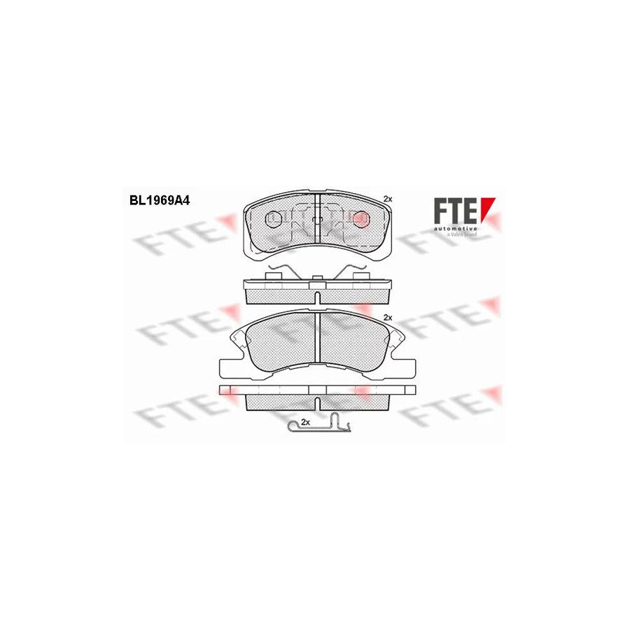 FTE 9010553 Brake Pad Set