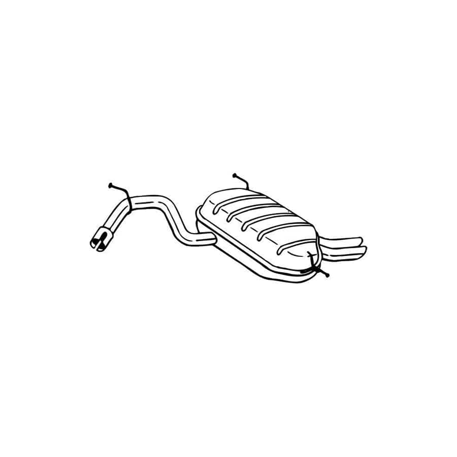 Bosal 220-677 Rear Silencer for Skoda Yeti (5L)