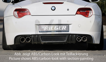 Rieger 00050519 BMW Z4 E85 Rear Diffuser 1 | ML Performance UK Car Parts