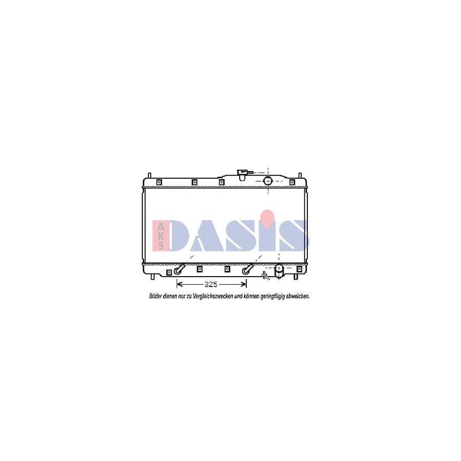 AKS Dasis 100033N Engine Radiator