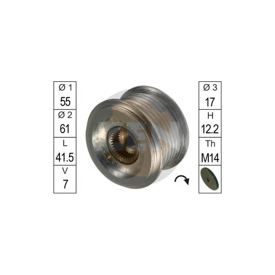 Era 219080 Alternator Freewheel Clutch