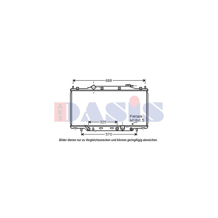 AKS Dasis 266023N Oil Cooler, Retarder