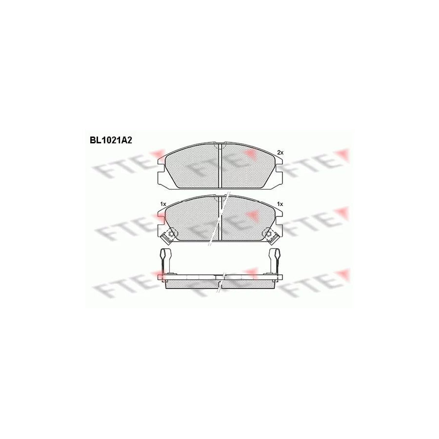 FTE Bl1021A2 Brake Pad Set