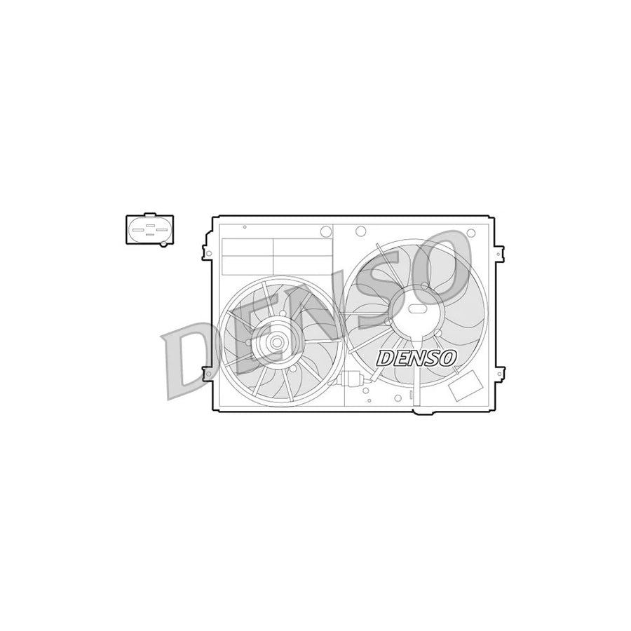 DENSO DER32012 Fan, Radiator