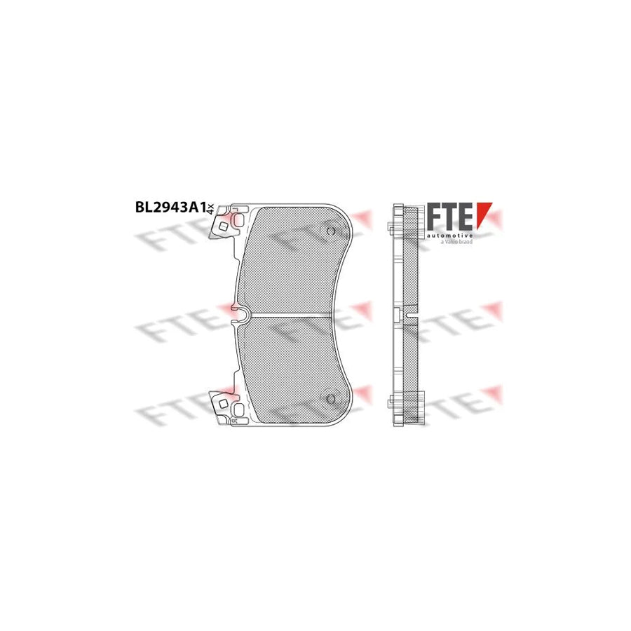 FTE Bl2943A1 Brake Pad Set