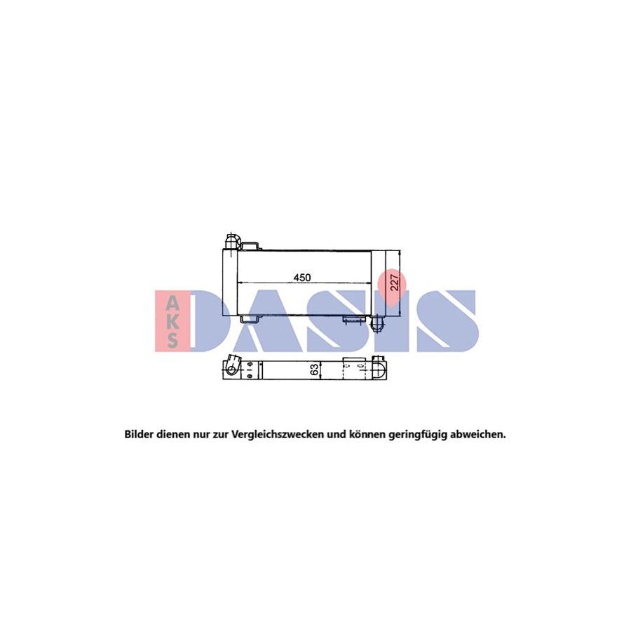 AKS Dasis 136240N Engine Oil Cooler