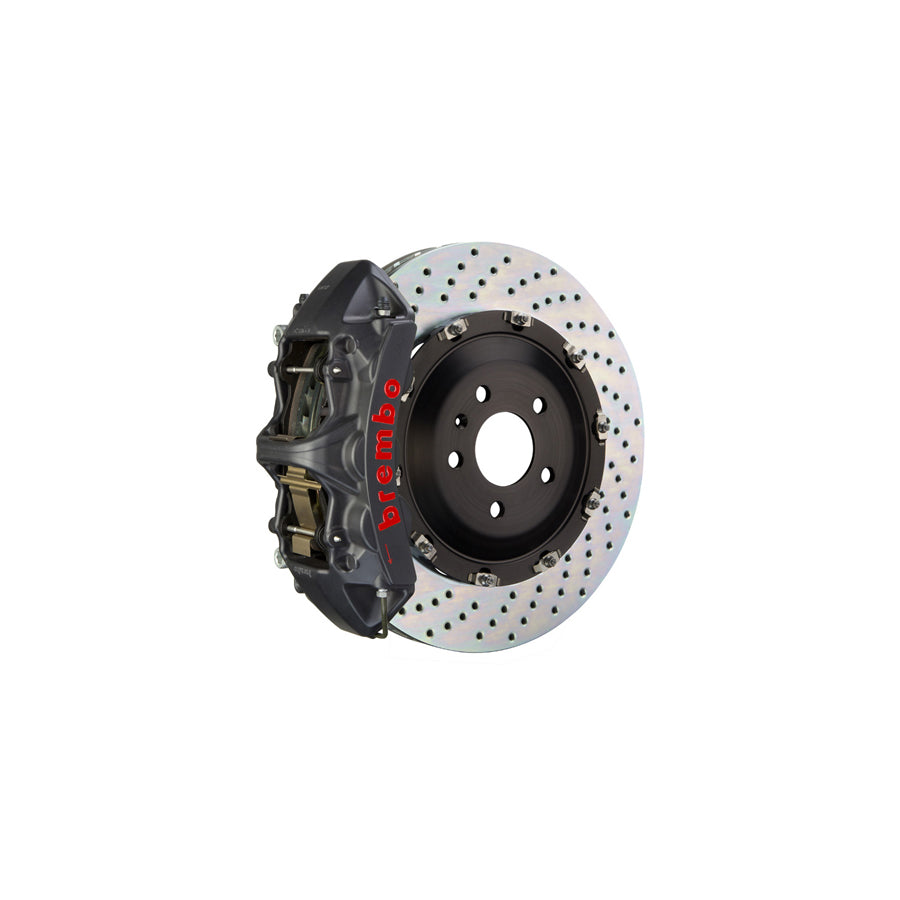 Brembo 1N1.9025AS Audi RS4 Front GT-S 6-Pistons Drilled 2-piece Big Brake Kit 380x34mm | ML Performance US Car Parts