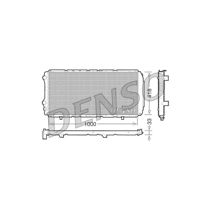 DENSO DRM09075 Engine Radiator