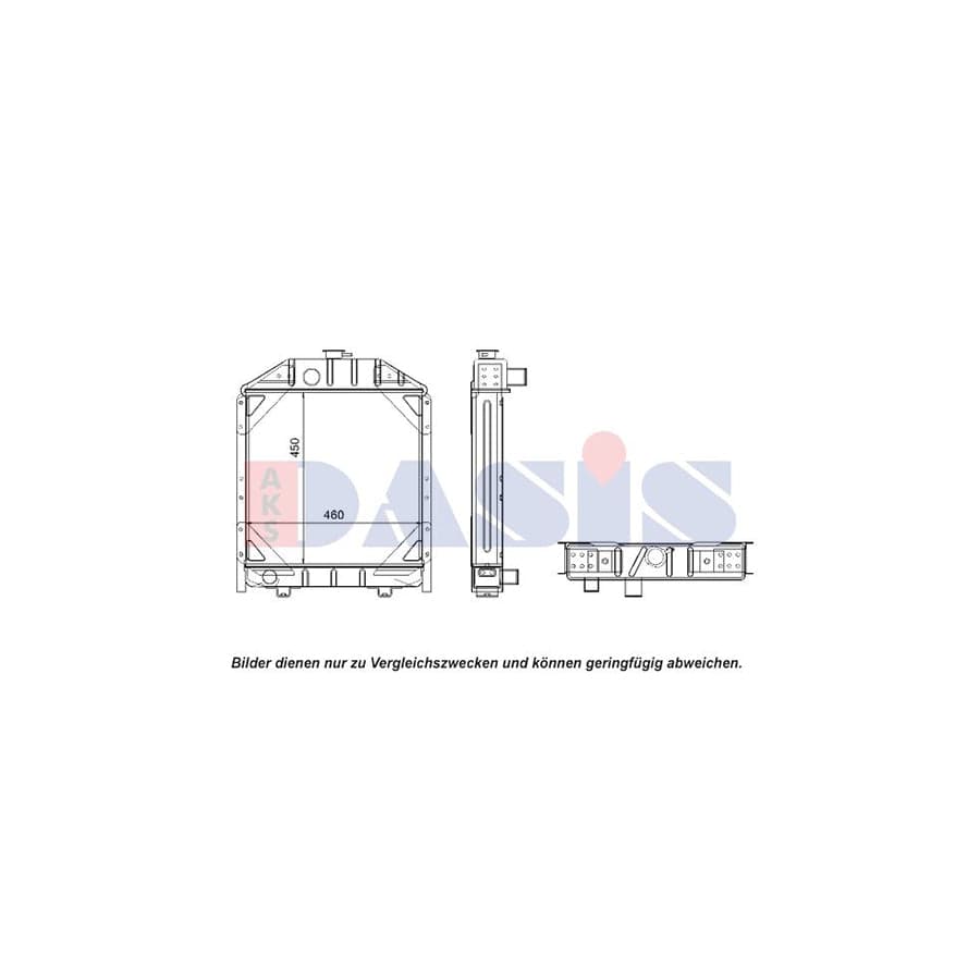 AKS Dasis 440565N Engine Radiator
