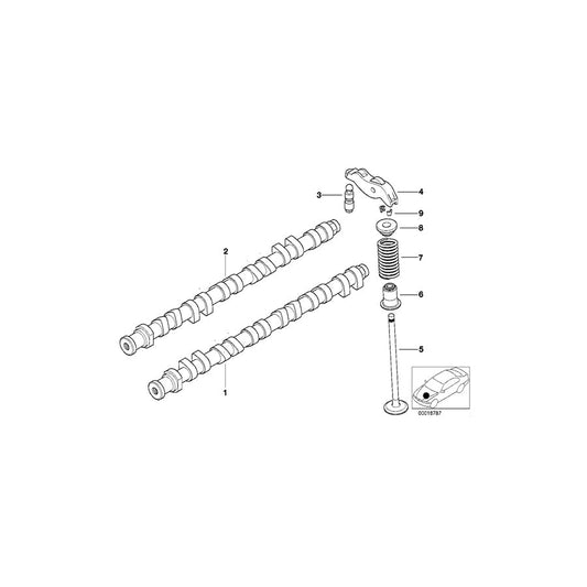 Genuine BMW 11312246698 E38 E46 E53 Inlet Camshaft (Inc. 330xd, X5 3.0d & 330d) | ML Performance UK Car Parts