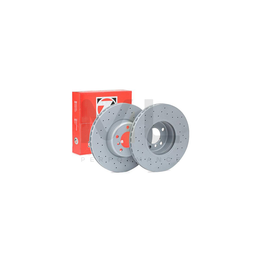 ZIMMERMANN SPORT COAT Z 150.2903.52 Brake Disc Internally Vented, Perforated, Coated, High-carbon  - 1 piece