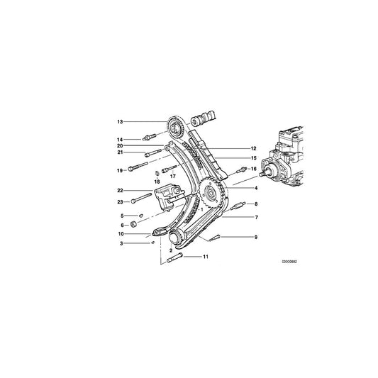 Genuine BMW 11312245123 E39 E38 E34 Bolt (Inc. 725tds, 325td & 318tds) | ML Performance UK Car Parts