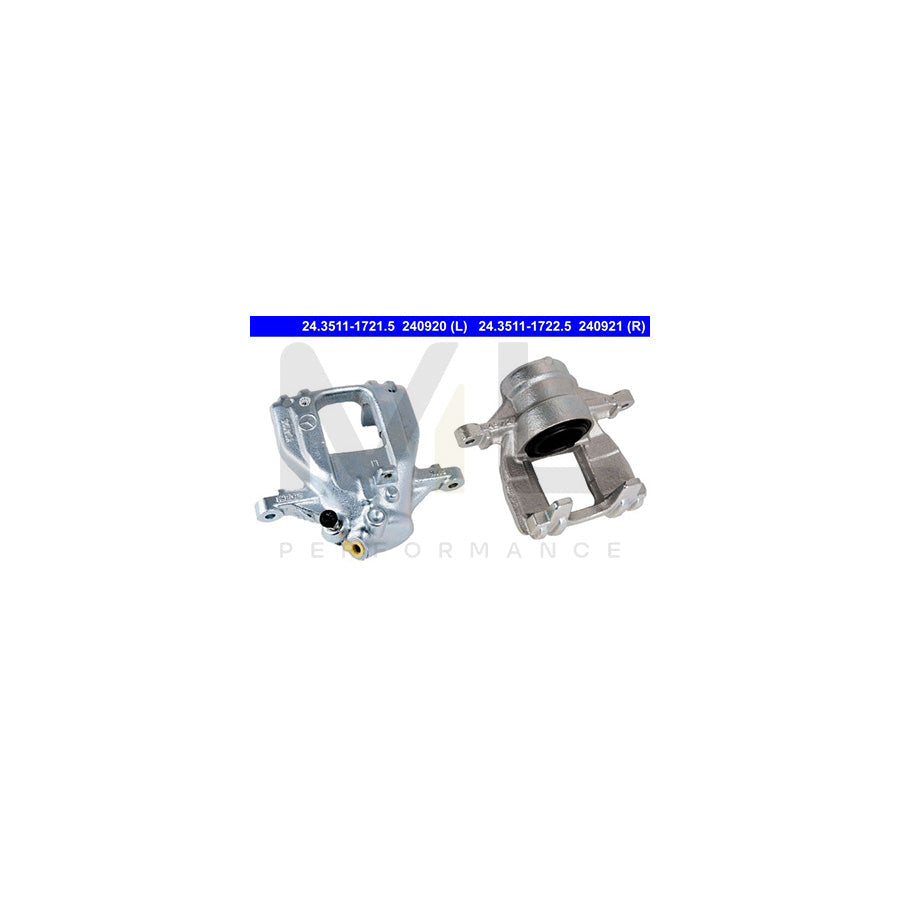 ATE 24.3511-1722.5 Brake Caliper without holder