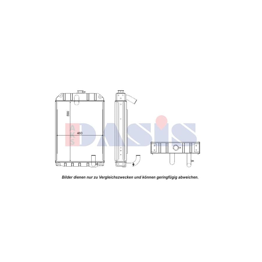 AKS Dasis 440566N Engine Radiator