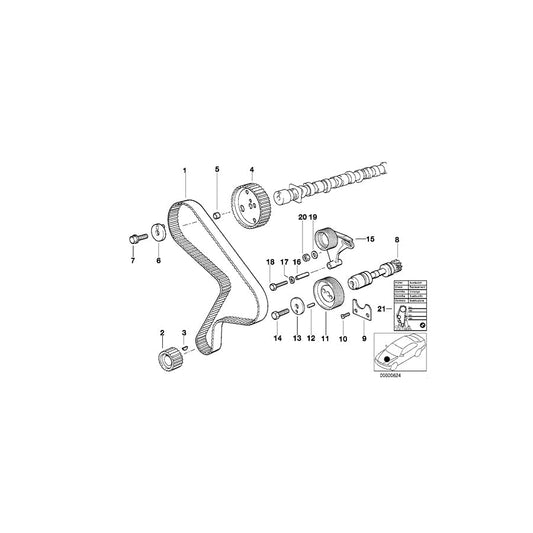 Genuine BMW 11312240383 E30 E34 E28 Bush (Inc. 524td, 324d & 524d) | ML Performance UK Car Parts