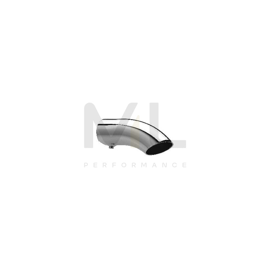 HJS 81 01 9139 Exhaust tip Bent, 140mm