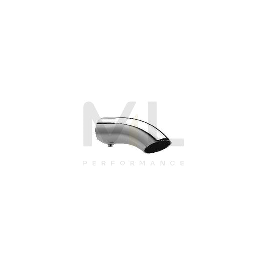 HJS 81 01 9139 Exhaust tip Bent, 140mm