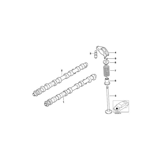 Genuine BMW 11312248301 E38 Inlet Camshaft Zyl.5-8 (Inc. 740d) | ML Performance UK Car Parts
