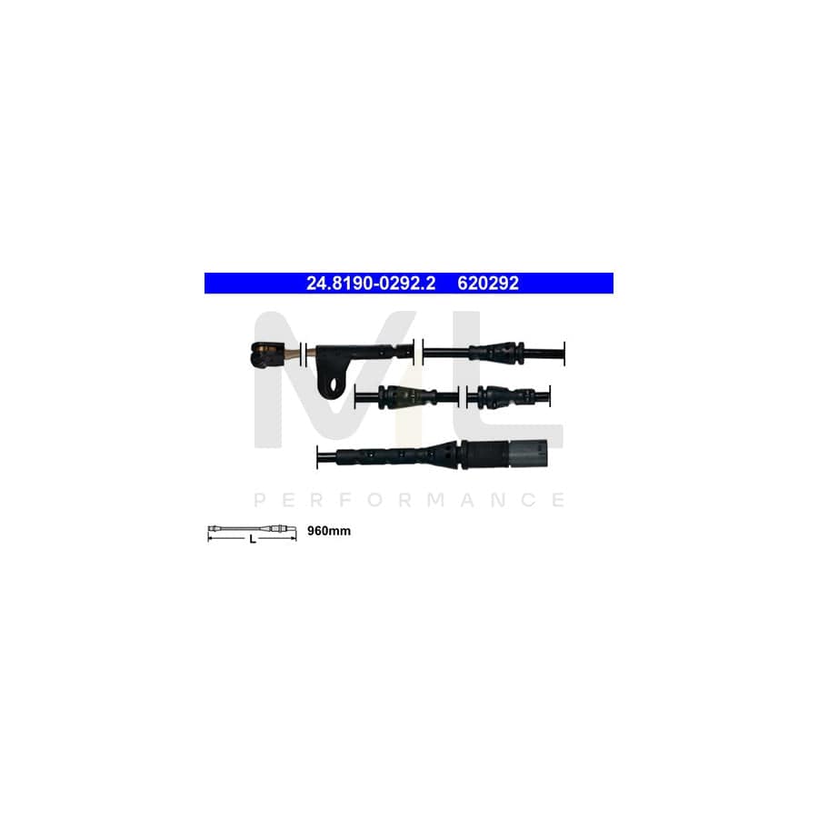 ATE 24.8190-0292.2 Brake pad wear sensor